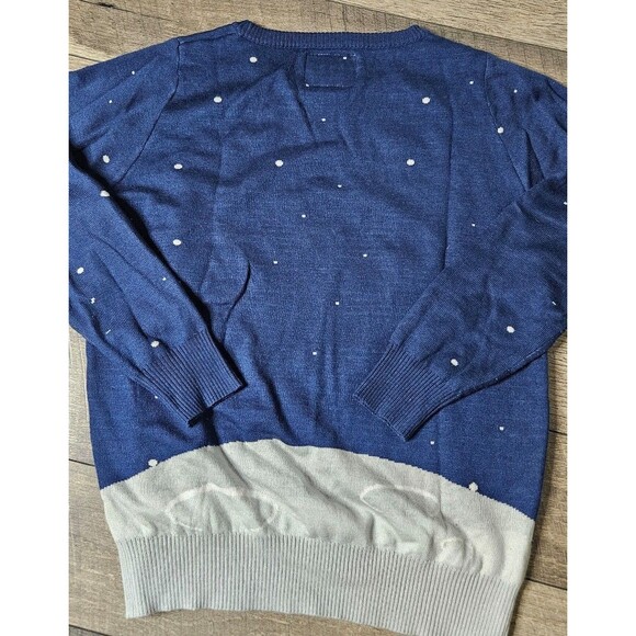 Tipsy Elves Astronaut Cat Christmas Ugly Sweater Size Large - Picture 6 of 7